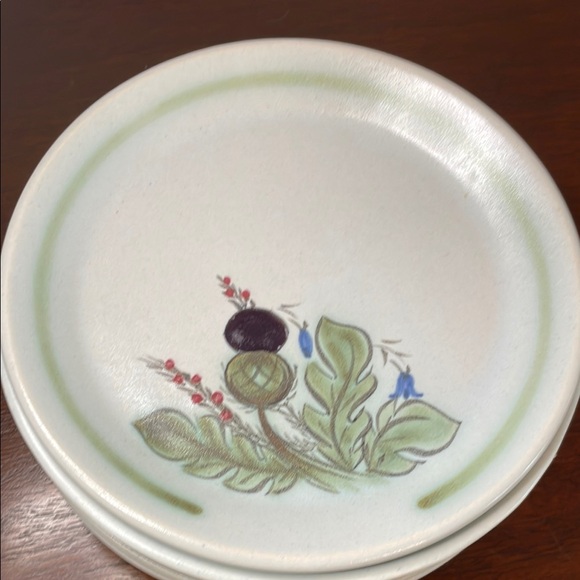 Buchan Thistleware Stoneware Salad Plate set of 7 - Picture 6 of 7
